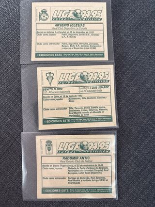 Pack Cromos Liga 94/95: Iglesias, Antic
