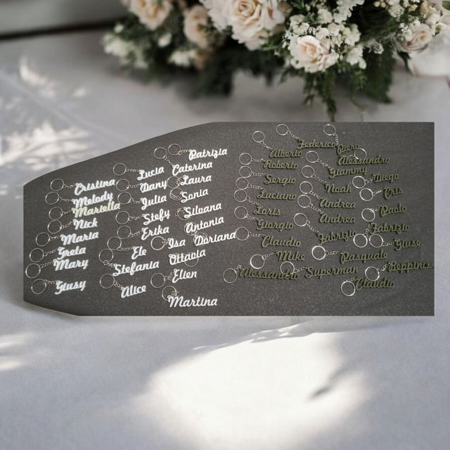 Portachiavi con nome personalizzato