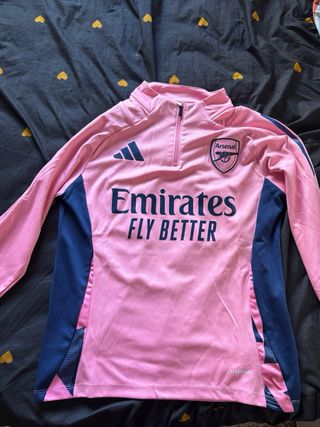 Sudadera Arsenal Adidas rosa