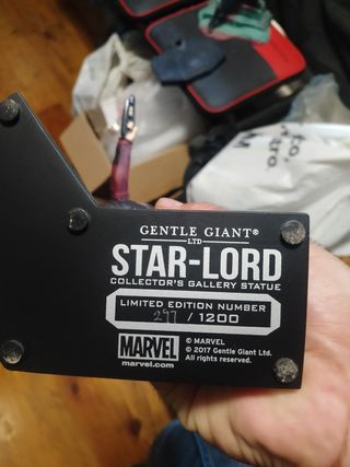 Figura Star-Lord Marvel de la marca gentle giant 