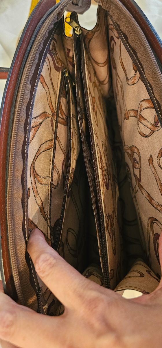 Bolso vintage marrón años 90