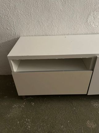 Mueble TV blanco Ikea Besta