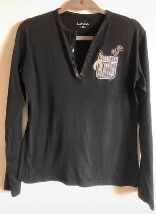 Camiseta negra Lolitas talla S
