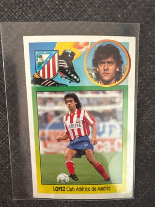 Cromo López Atlético de Madrid 93-94