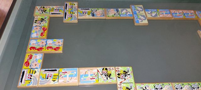 Domino infantil madera - 28 piezas