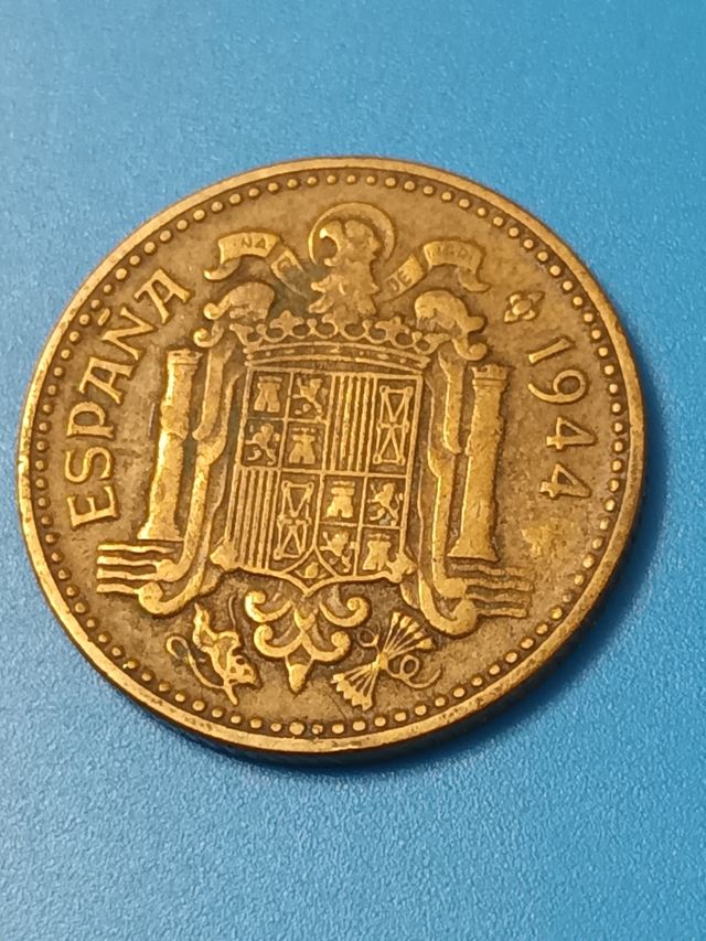 "Error" Moneda 1 Peseta 1944