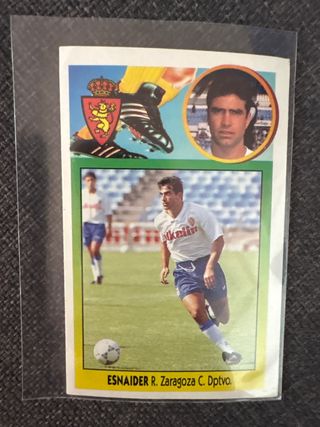 Cromo Esnaider R. Zaragoza 93-94