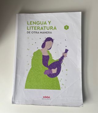 Libro de texto de lengua 1º bachillerato