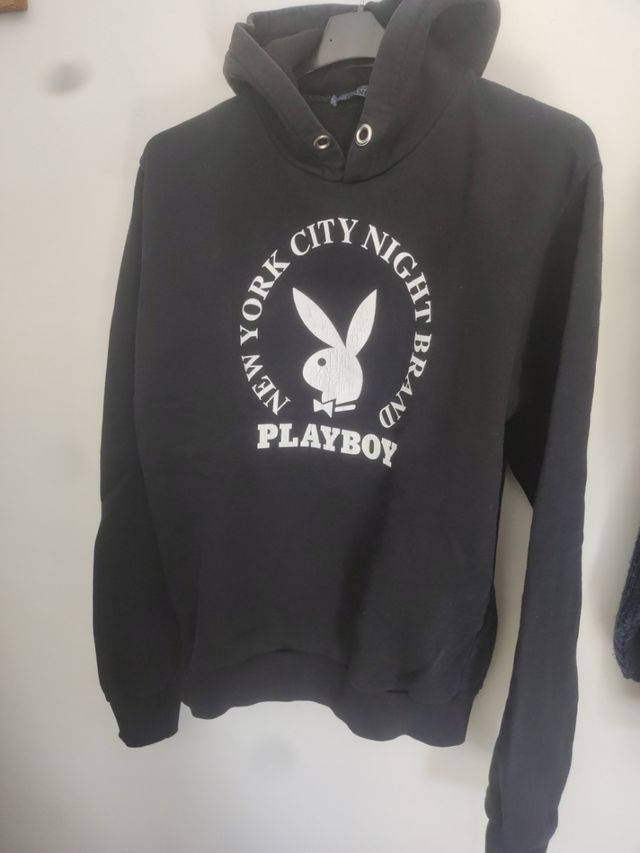 Felpa Playboy nera New York