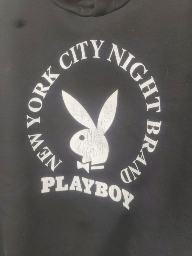 Felpa Playboy nera New York