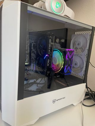 PC Gaming NPORTEC Blanco Multicolor
