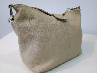 Bolso Vera Pelle beige y rosa bandolera.oferta!