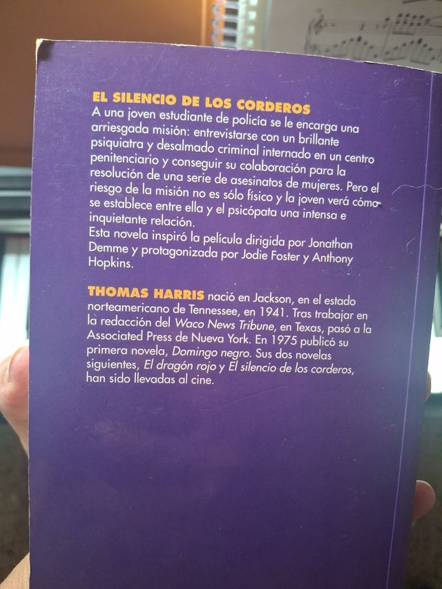 El Silencio de los Corderos - Thomas Harris
