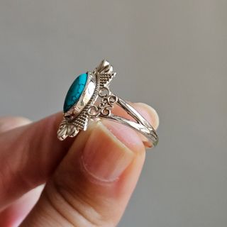 Anillo plata 925 turquesa