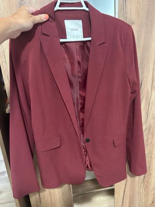 Americana Pull&Bear burdeos - Talla M