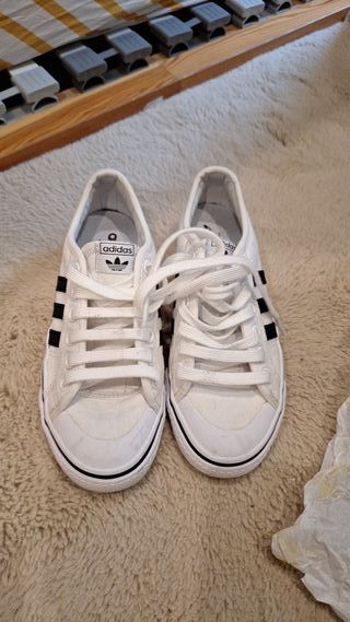 Zapatillas Adidas Niza - Blancas - 36.5