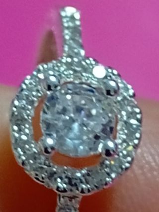 Conjunto plata: pendientes, anillo y collar
