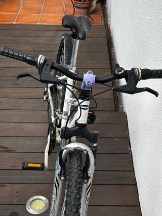 Bicicleta Decathlon Rockrider 3 Blanca Buen Estado