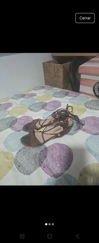 Sandalias piel uterque 