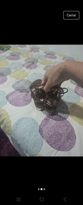 Sandalias piel uterque 