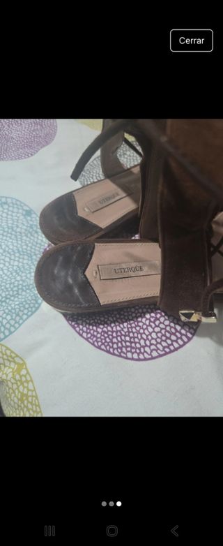 Sandalias piel uterque 