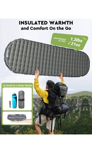 Colchão inflável Hikenture - R-Value 6.2