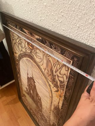 Magnífico poster vintage El Señor de los Anillos