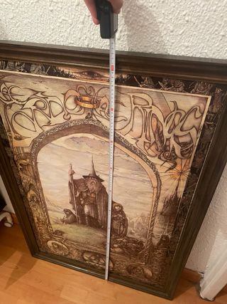 Magnífico poster vintage El Señor de los Anillos