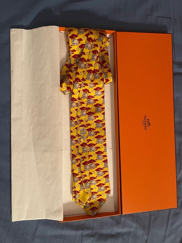 Cravatta Hermes Parigi Seta