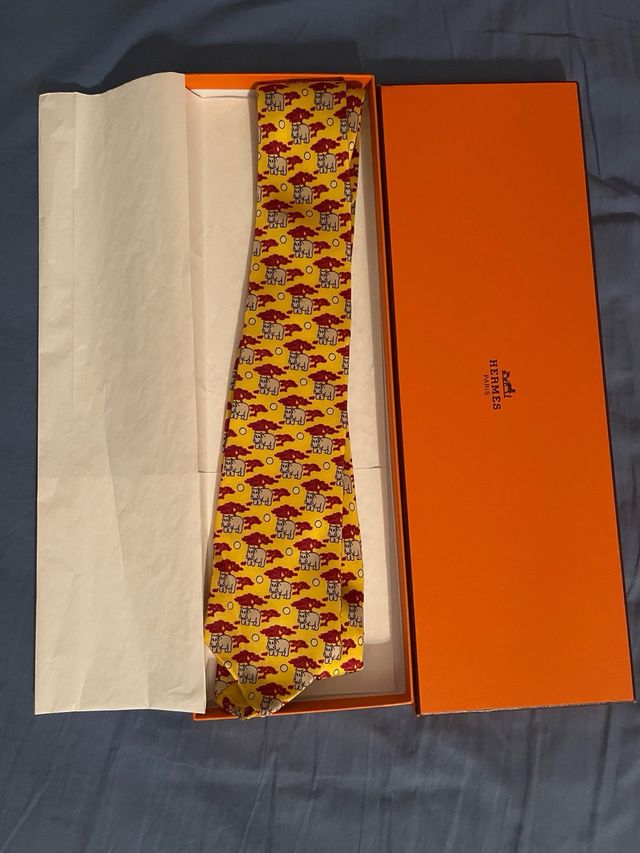 Cravatta Hermes Parigi Seta