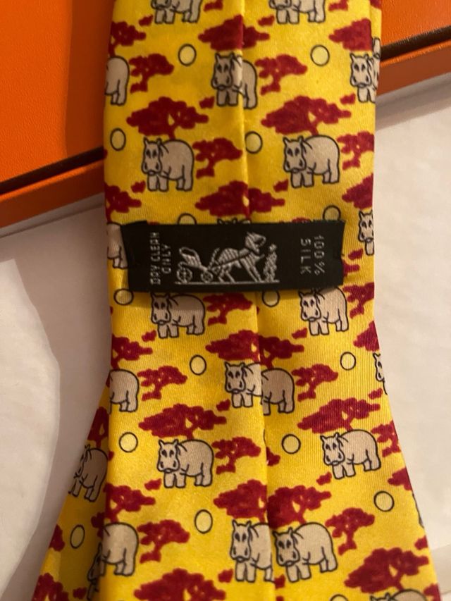 Cravatta Hermes Parigi Seta