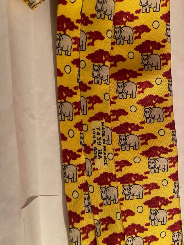 Cravatta Hermes Parigi Seta