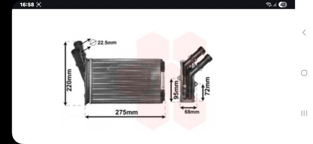 Radiador calefacción HELLA BLACK MAGIC