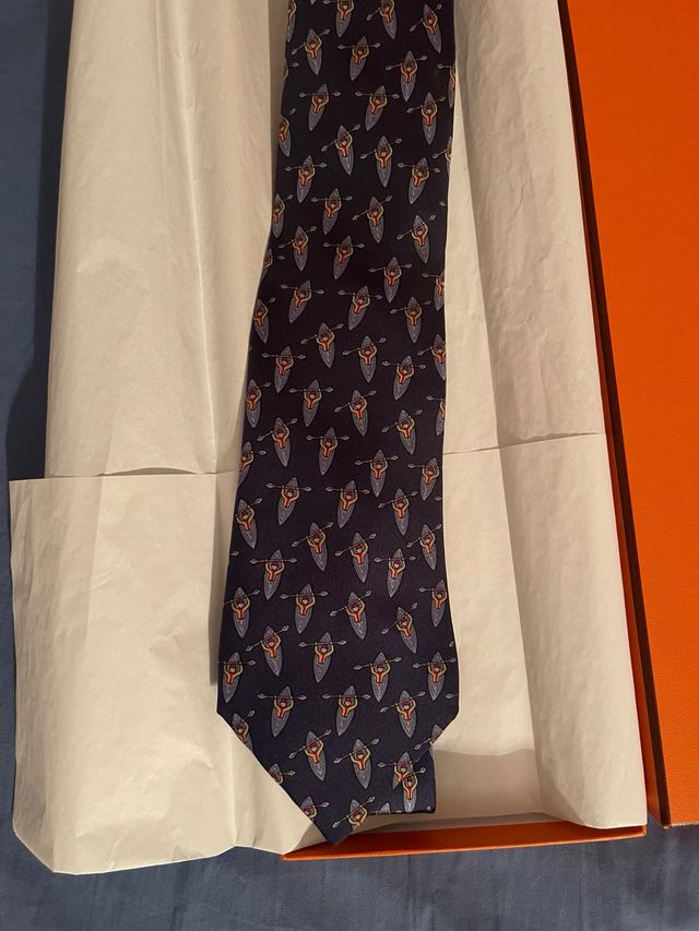 Cravatta Hermes Paris Seta