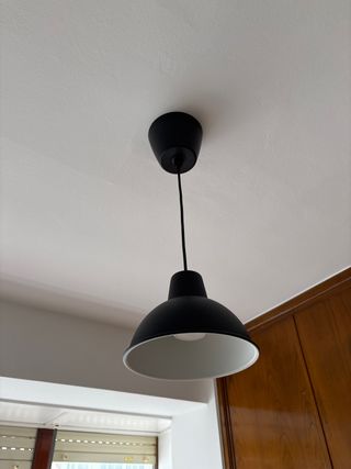 Lampara Skurup Ikea - Negra 38cm