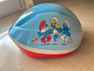 Casco bici bimbi Puffi