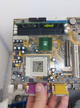 Placa base PC antigua