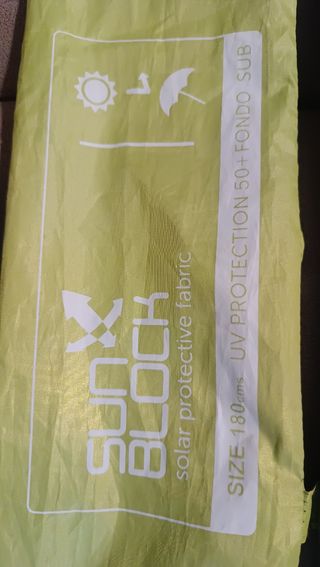 Sombrilla playa Fondosub UV 180cm