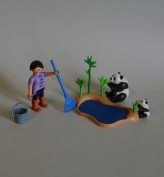 Playmobil Cuidadora Pandas Zoo
