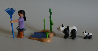 Playmobil Cuidadora Pandas Zoo