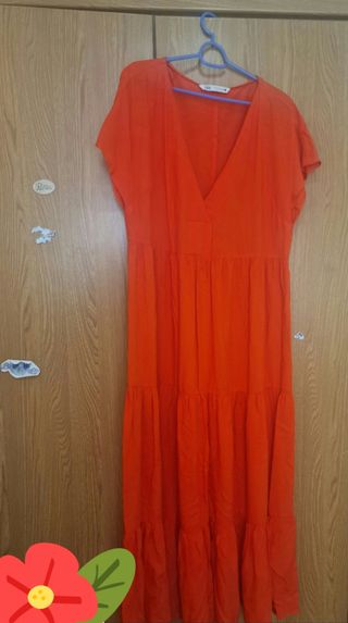 Vestido Zara rojo - Talla M