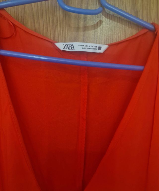 Vestido Zara rojo - Talla M