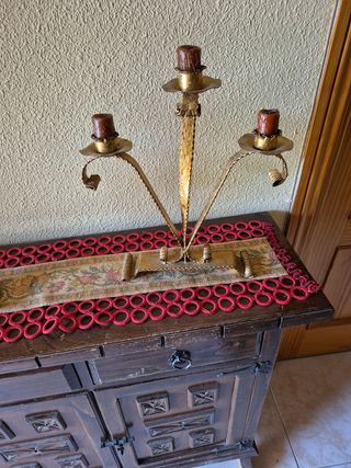 Mueble rústico castellano entrada