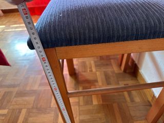 4 Sillas Comedor Madera - Azul