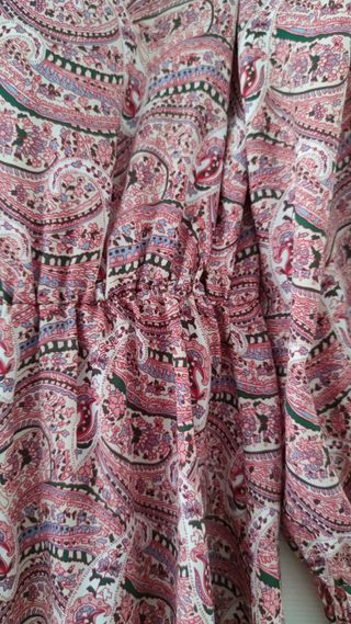 vestido estampado de Zara