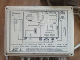 Kit generatore di vapore + controllo per jacuzzi/spa