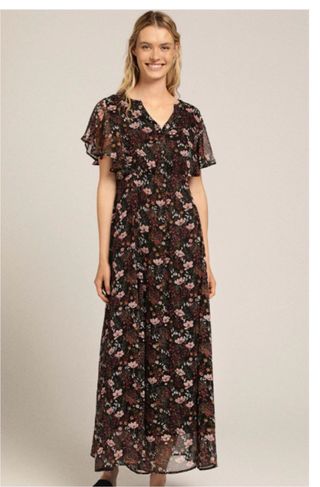 Vestido estampado Southern Cotton. Talla L