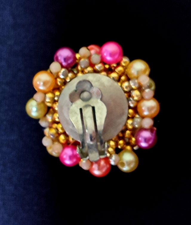 Pendientes vintage multicolor