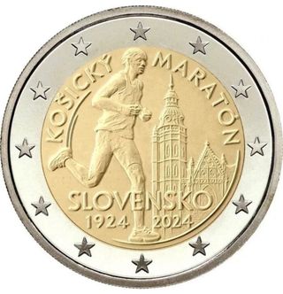 2024 - Eslovaquia Maratón Kosice 2€ conmemorativo