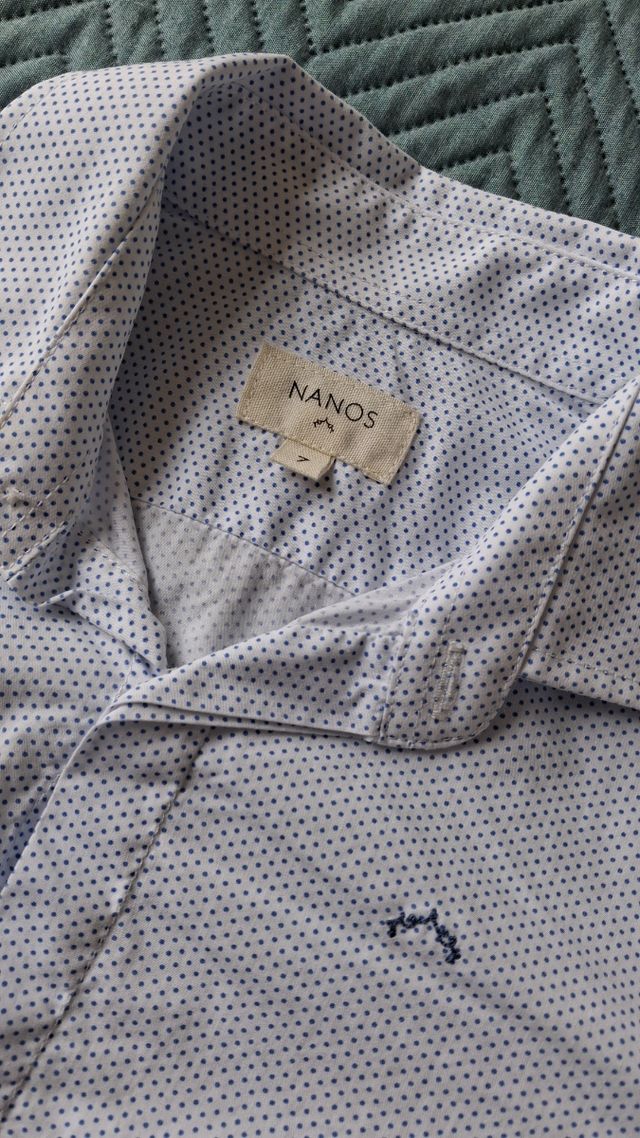 Camisa Nanos niño, azul claro, talla 7